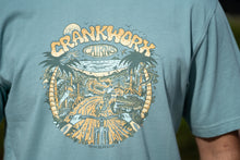 Load image into Gallery viewer, Dharco Crankwork Cairns Tee #1 - Oil Blue