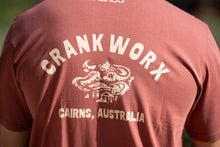 Load image into Gallery viewer, Dharco Crankwork Cairns Tee #3 - Rust