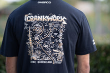 Load image into Gallery viewer, Dharco Crankwork Cairns Tee #2 - Black
