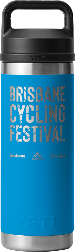 YETI x Brisbane Cycling Festival Rambler® 18OZ (532 ml) Bottle with Chug Cap