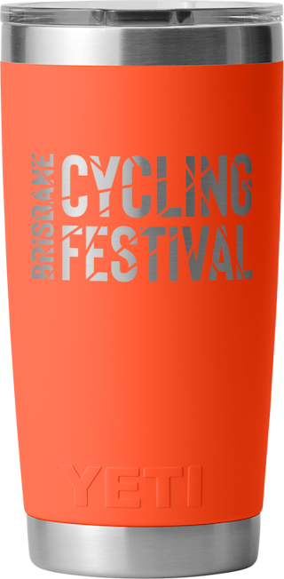 YETI x Brisbane Cycling Festival Rambler 20OZ (591 ml) Tumbler with MagSlider Lid