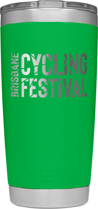 YETI x Brisbane Cycling Festival Rambler 20OZ (591 ml) Tumbler with MagSlider Lid
